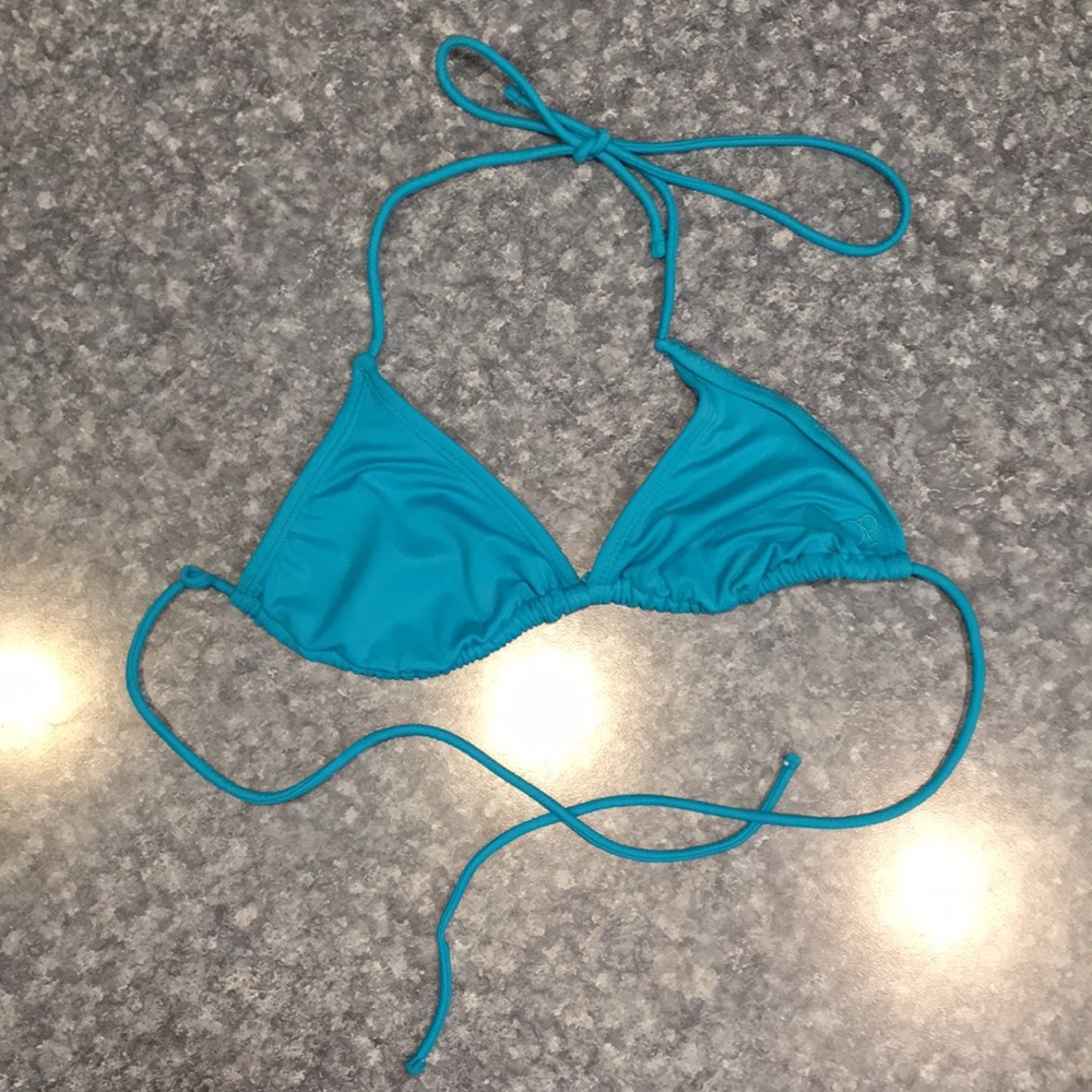 Teal Op bikini top